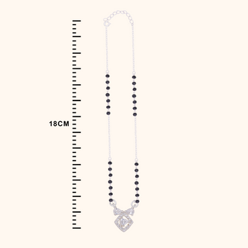 Radiant Simple Silver Mangalsutra
